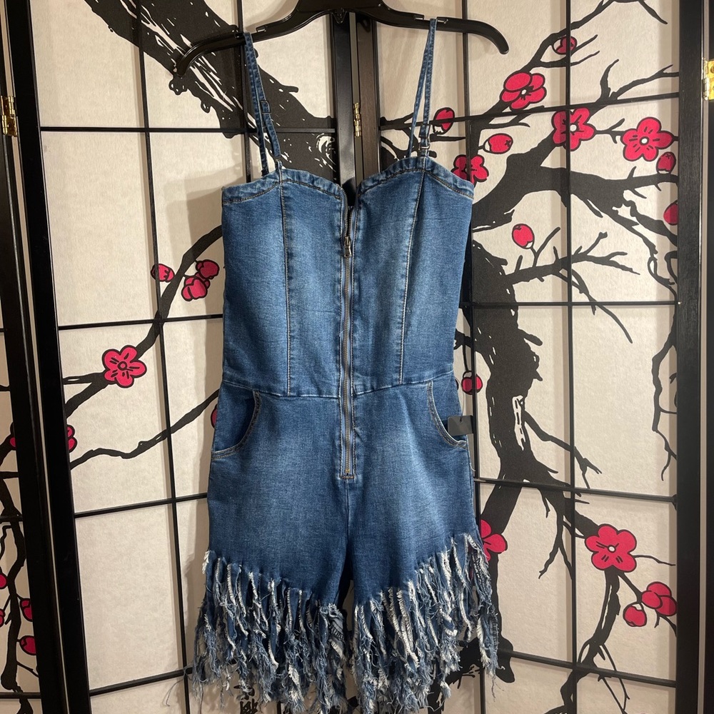 Front Zip Up Romper